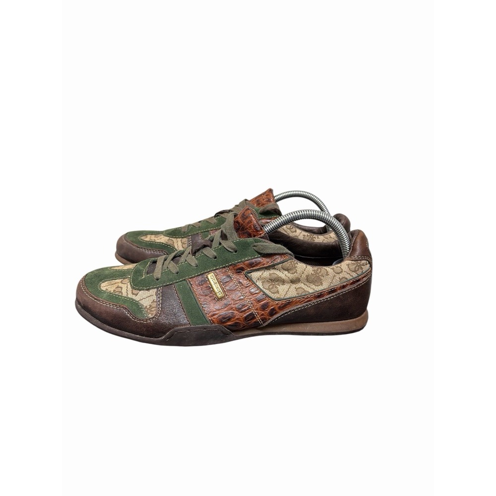 Rare! Guess By Marciana Sneakers Sz  8.5 Men's Casual Sneakers Brown Green